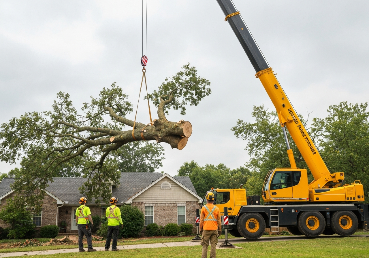 When You Need Crane Tree Removal: Expert Advice from Clark's Tree Care LLC