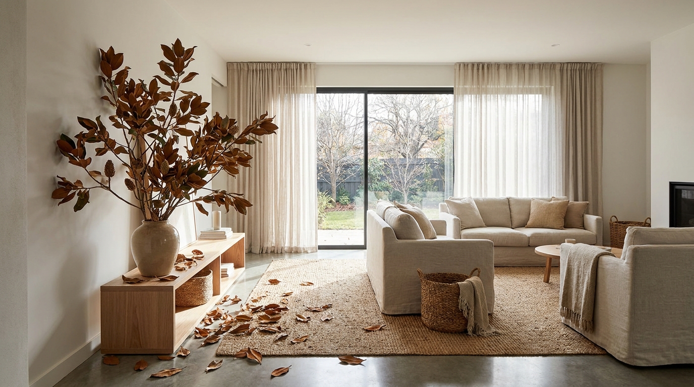 magnolia leaf drop in October: old leaves, not disease