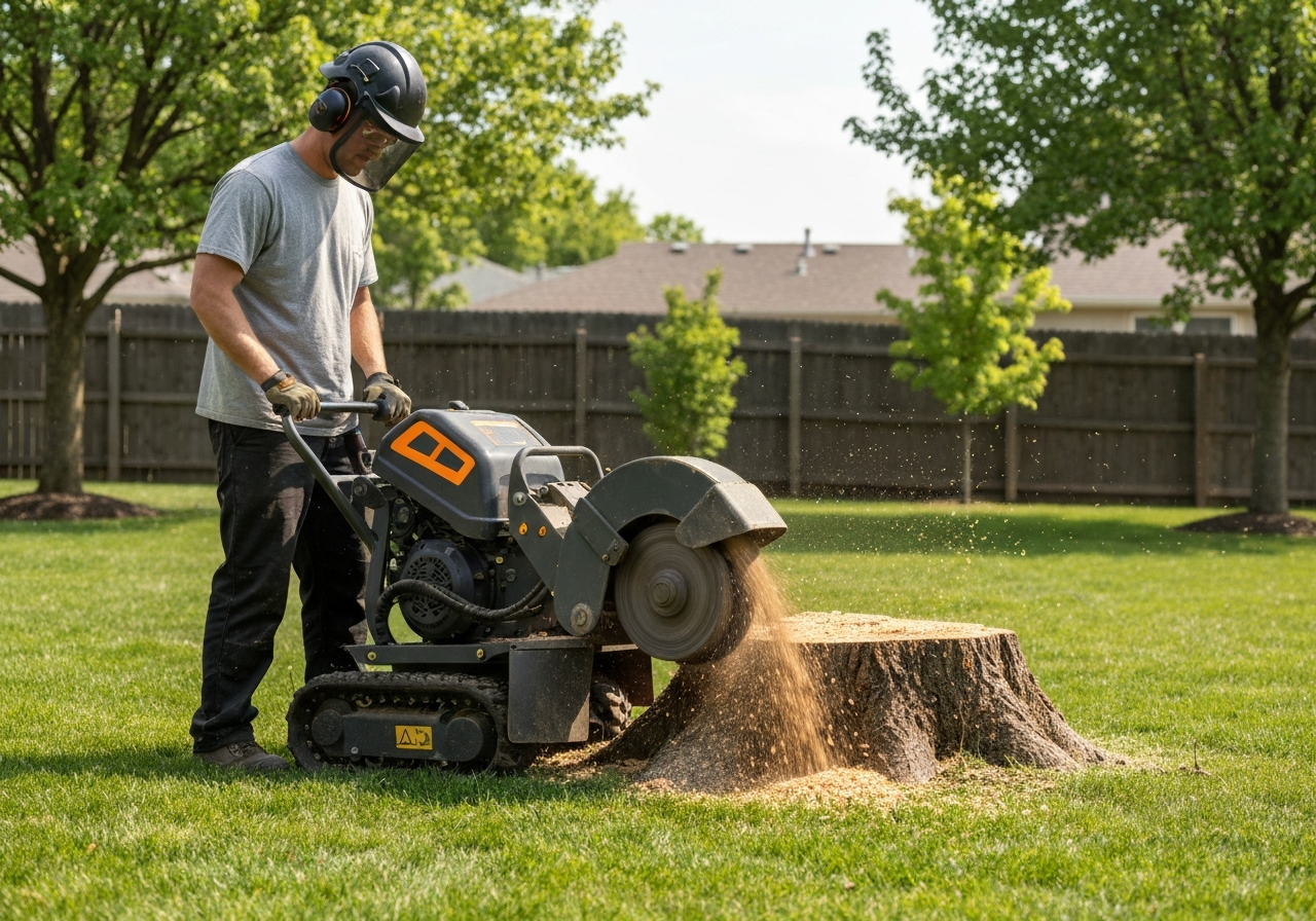 Unwanted Stumps Gone: Clark's Tree Care's Expert Stump Grinding and Removal