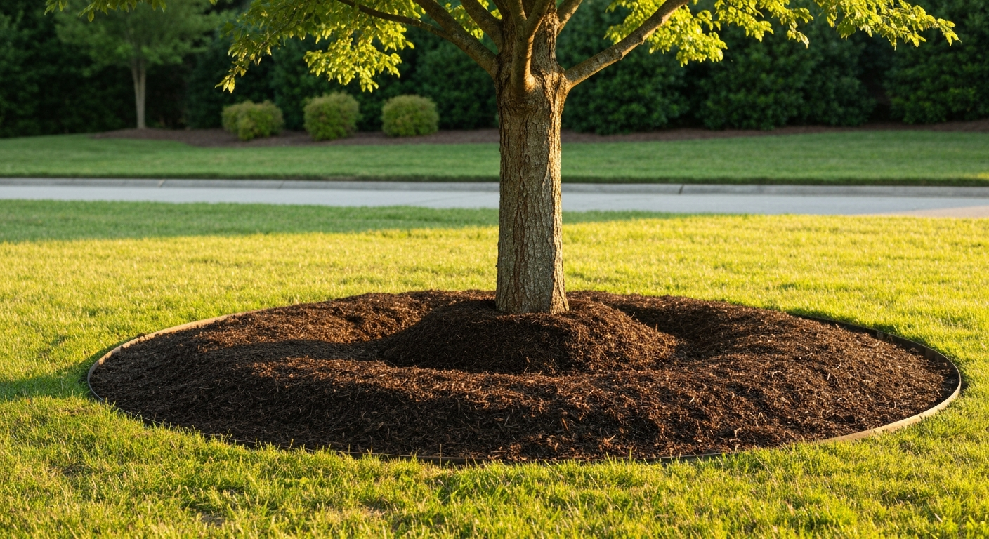 Proper Tree Mulching and Root-Zone Health: How to Avoid the Mulch Volcano in Waxhaw, NC
