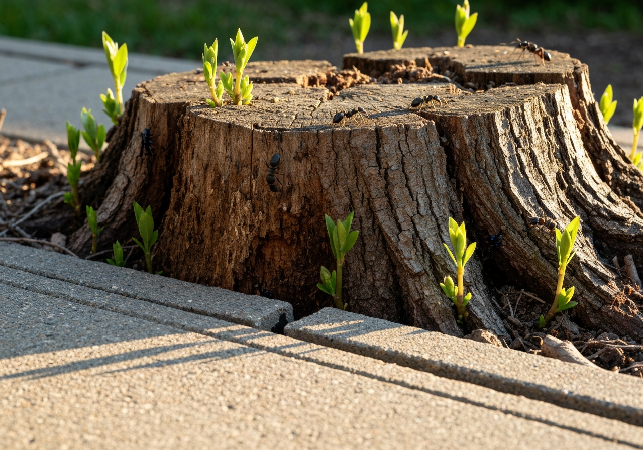 Beyond an Eyesore: Uncovering the Dangers of Leaving Tree Stumps with Clark's Tree Care LLC